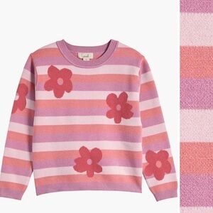 Peek Aren't You Curious Kids' Flower Stripe Sweater